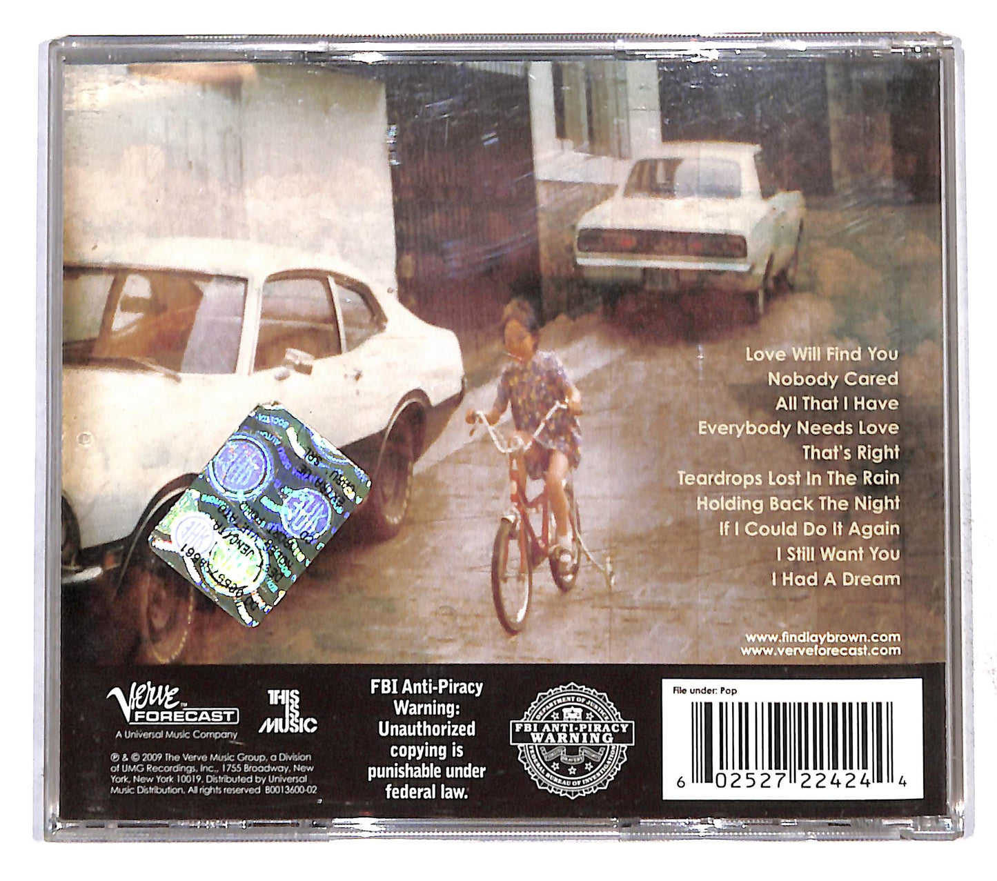 EBOND Findlay Brown - Love Will Find You CD CB109747