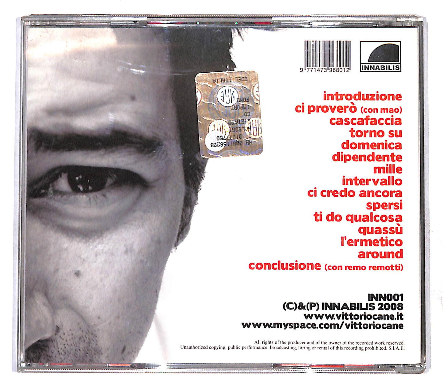 EBOND Vittorio Cane - Secondo CD CB109761