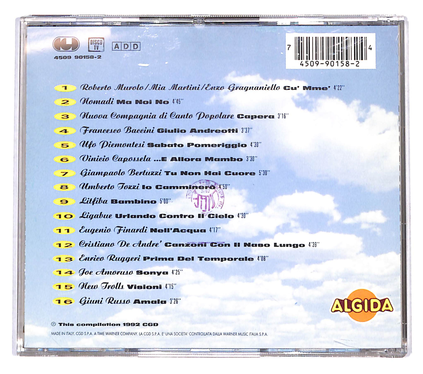 EBOND Various - Winner Compilation Italia CD CB114007