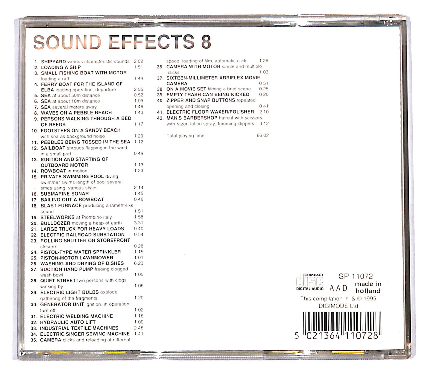 EBOND Various - Sound Effects volume 8 CD CB114011