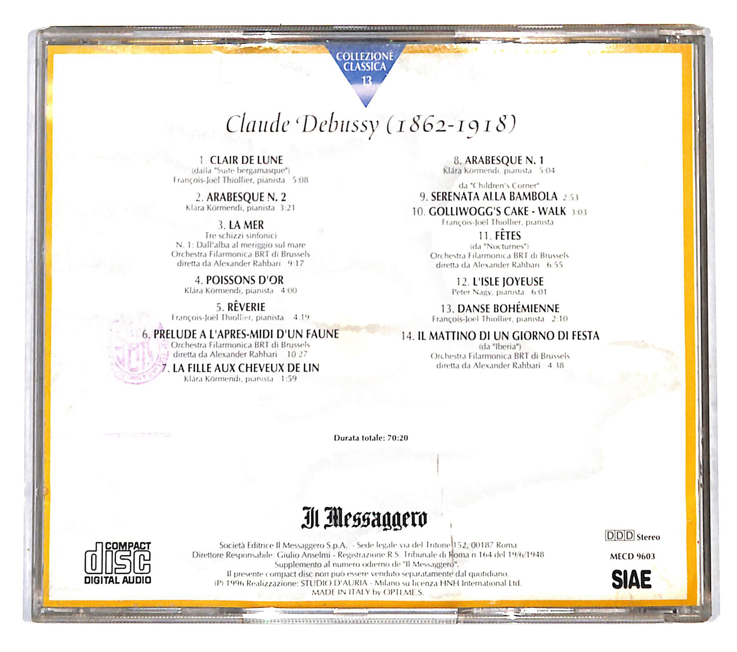 EBOND Various - Debussy CD CB114209