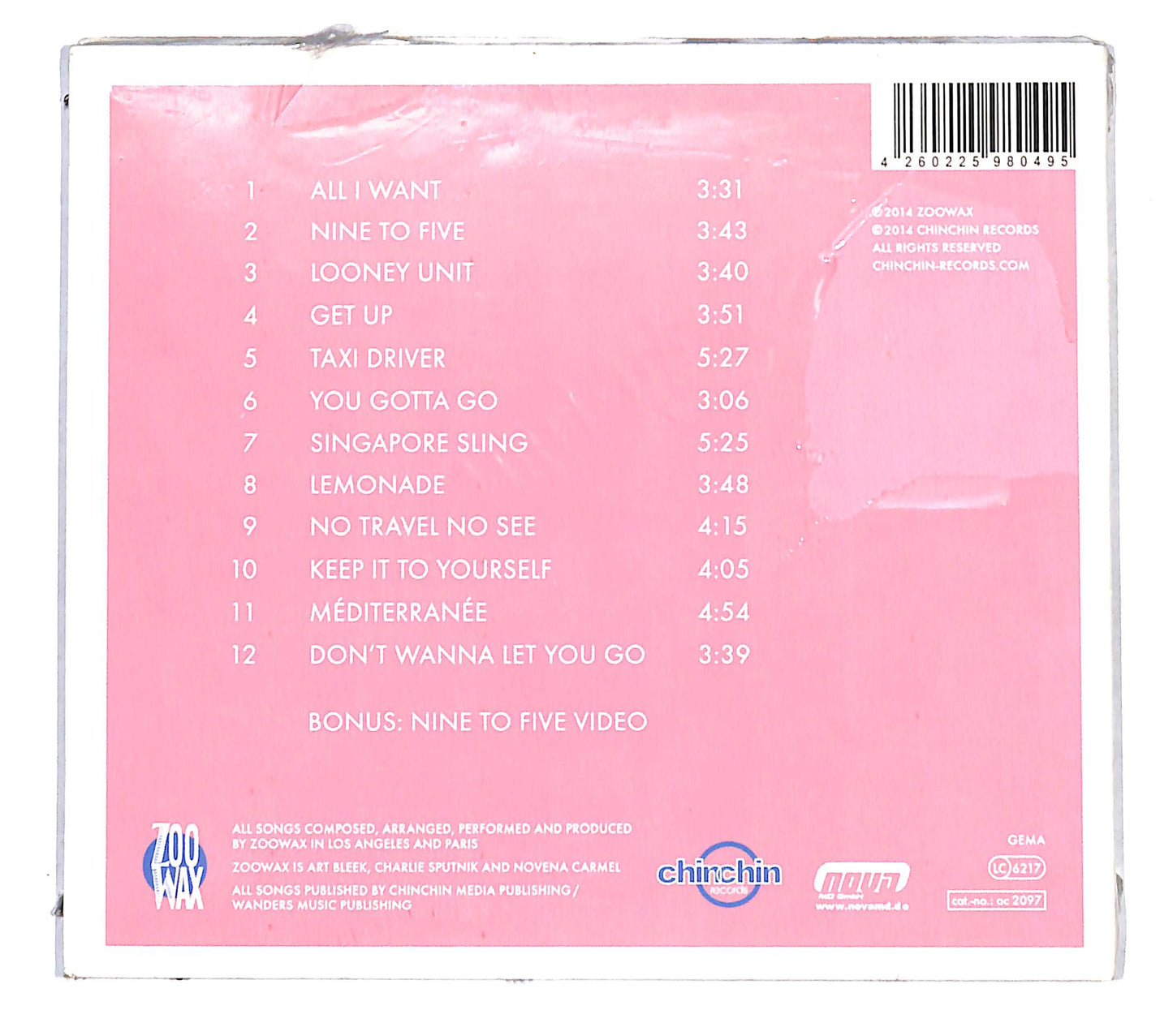 EBOND Zoowax - Zoowax CD CB114225