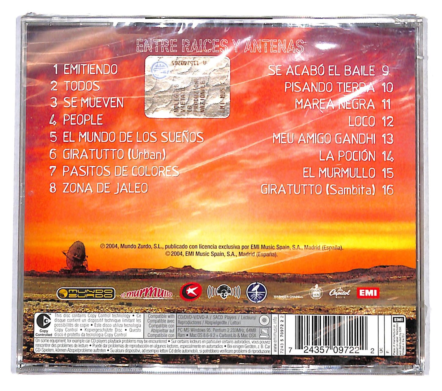 EBOND Macaco - Entre Raices Y Antenas CD CB114228