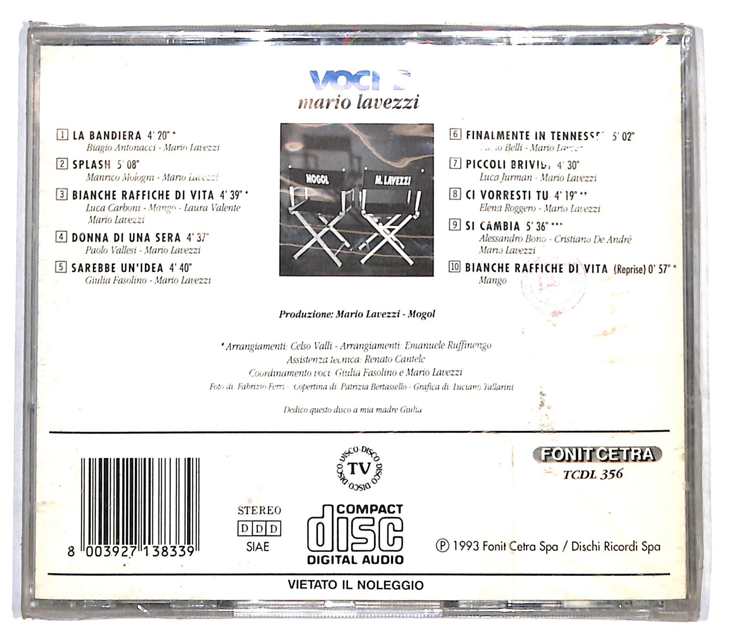 EBOND Mario Lavezzi - Voci 2 CD CB114230