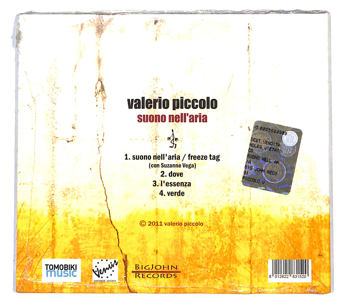 EBOND Valerio Piccolo - Suono Nell'Aria DIGIPACK CD CB114240