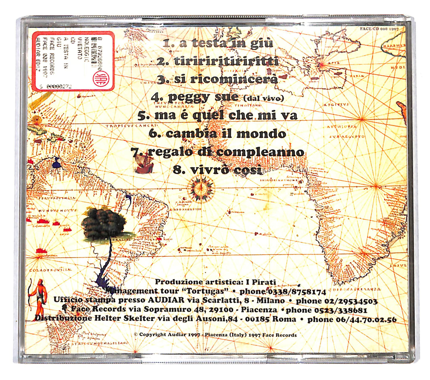 EBOND I Pirati - A Testa In Giu CD CB114241