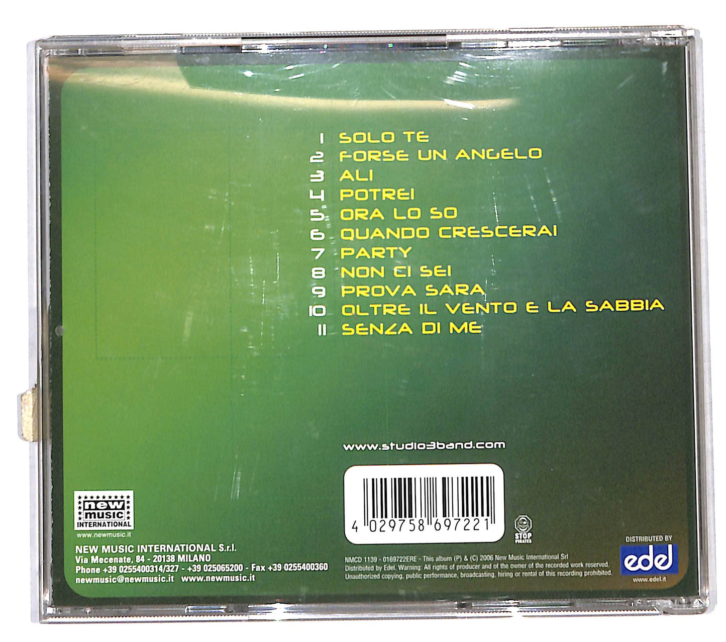 EBOND Studio 3 - Forse Un Angelo CD CB118113