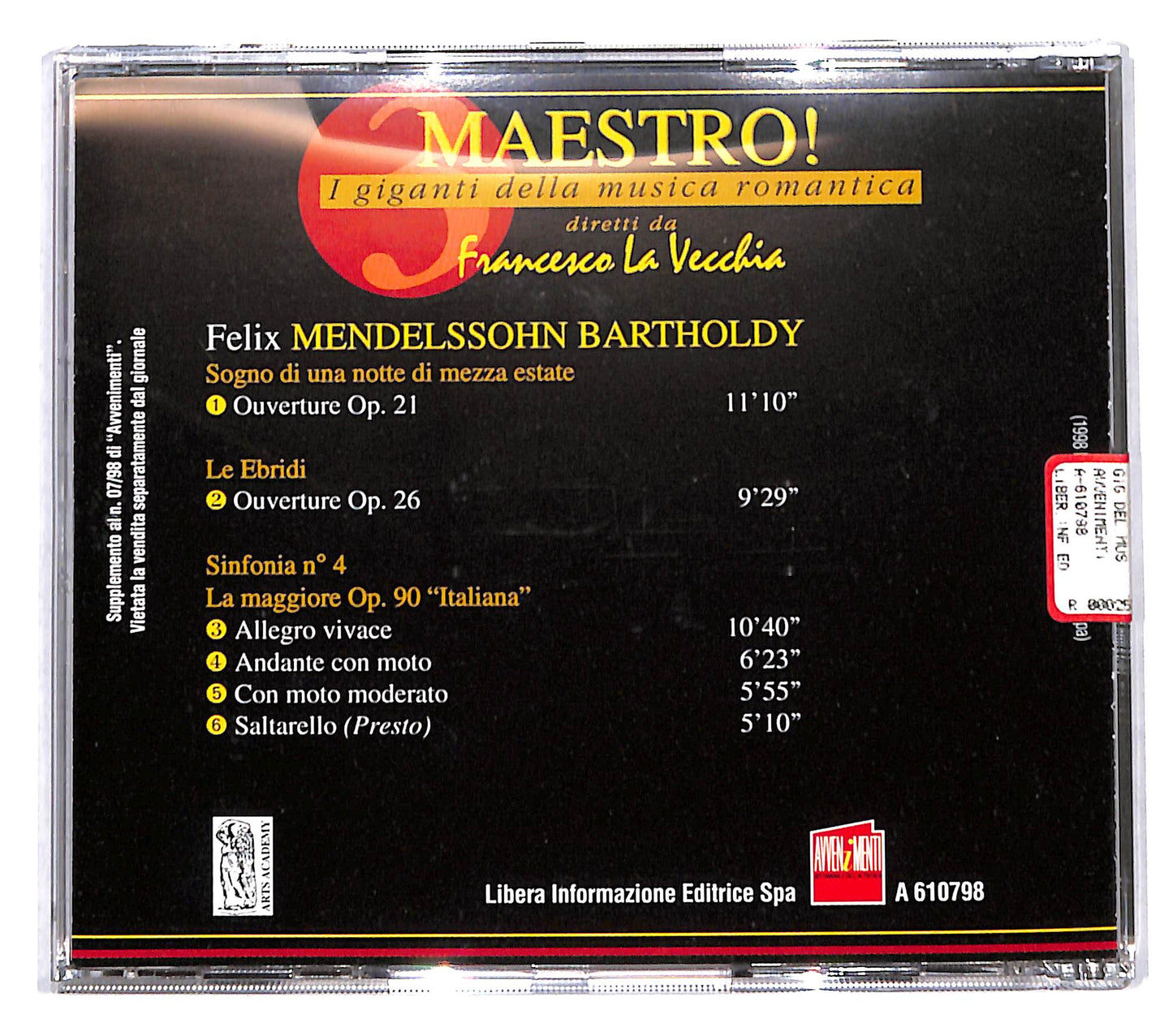 EBOND Various - i giganti della musica romantica disco 3 CD CB118406