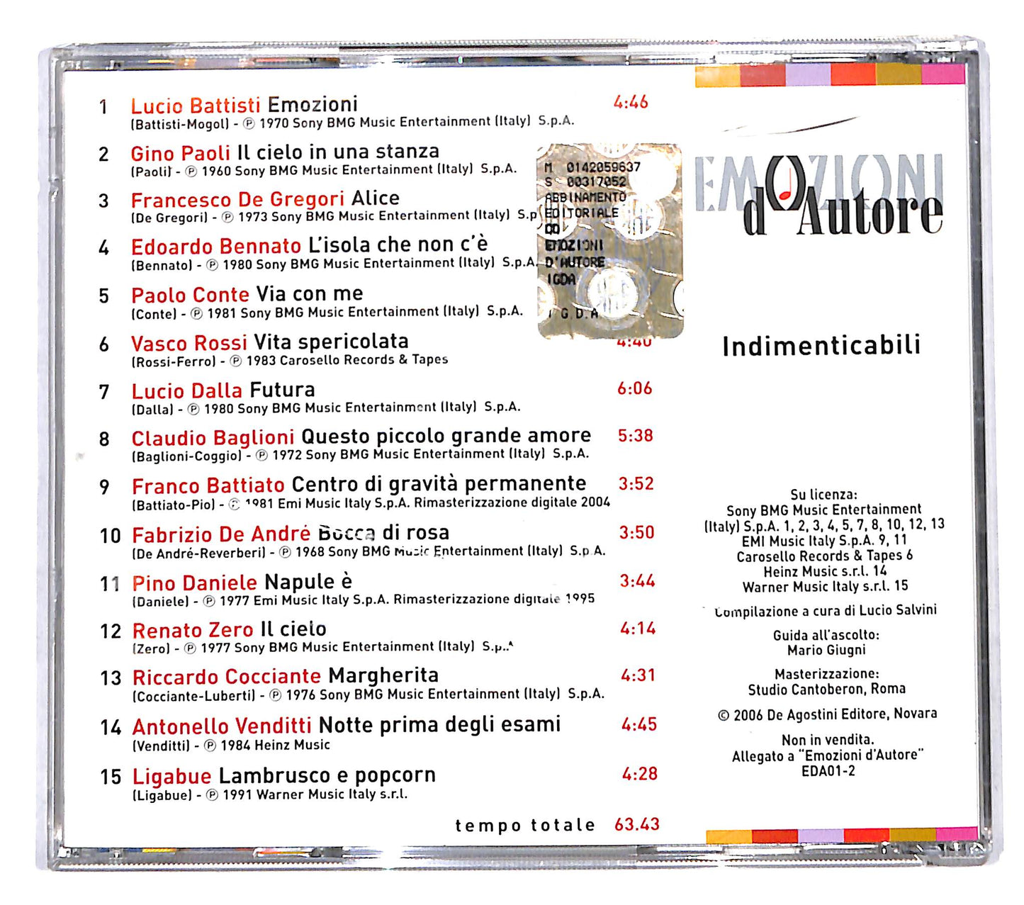 EBOND Various - Indimenticabili CD CB118412