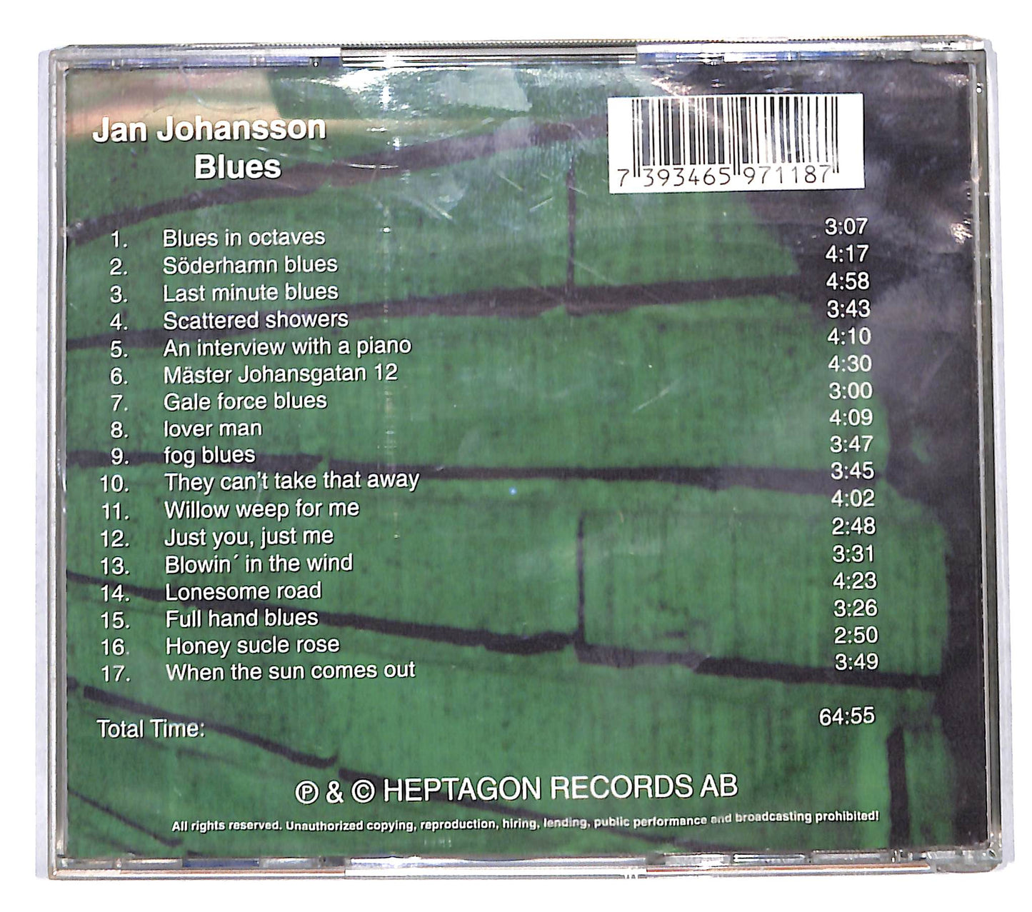 EBOND Jan Johansson - Blues CD CB118427