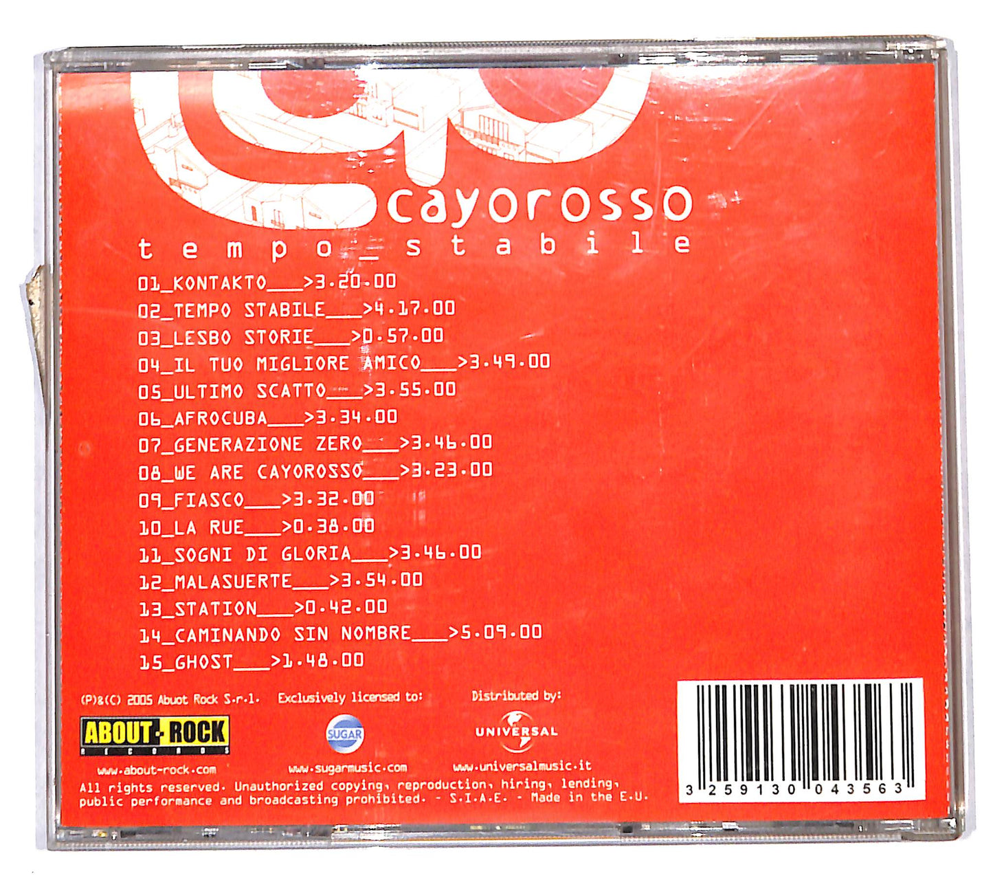 EBOND Cayorosso - Tempo Stabile CD CB118440