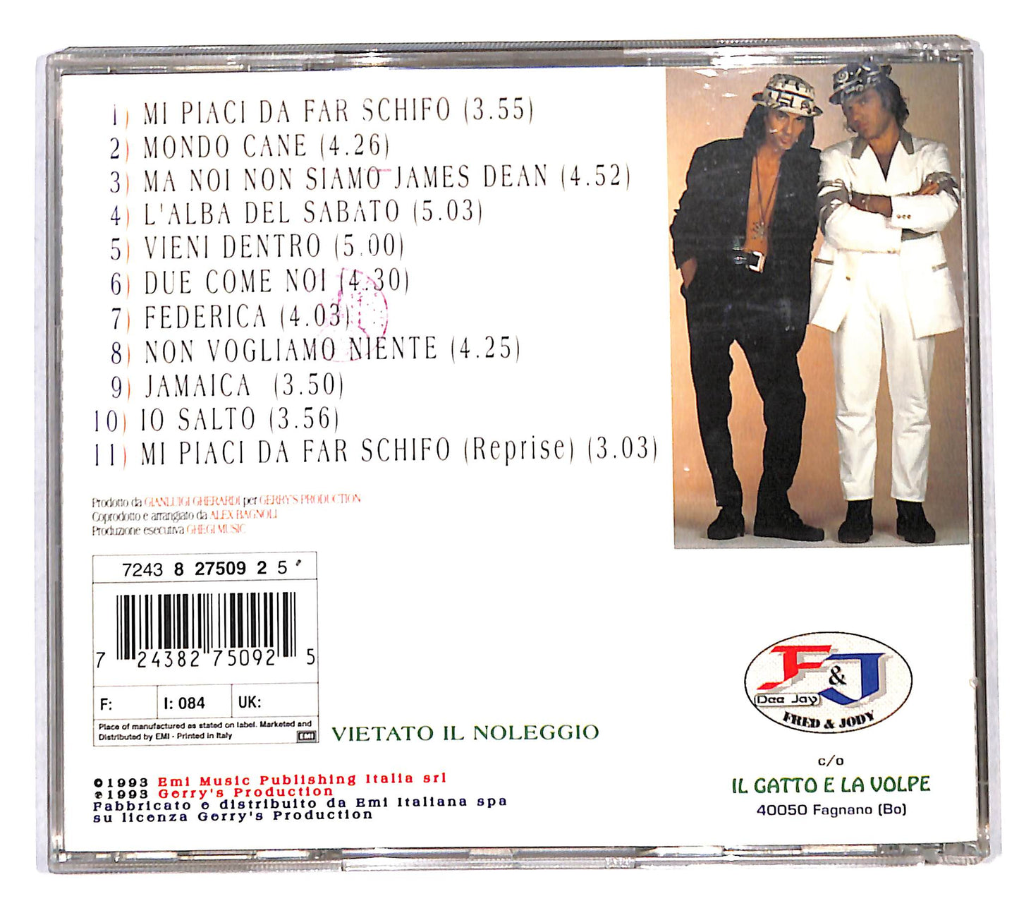 EBOND Fred e Jody - Chi + Chi - CD CB118452