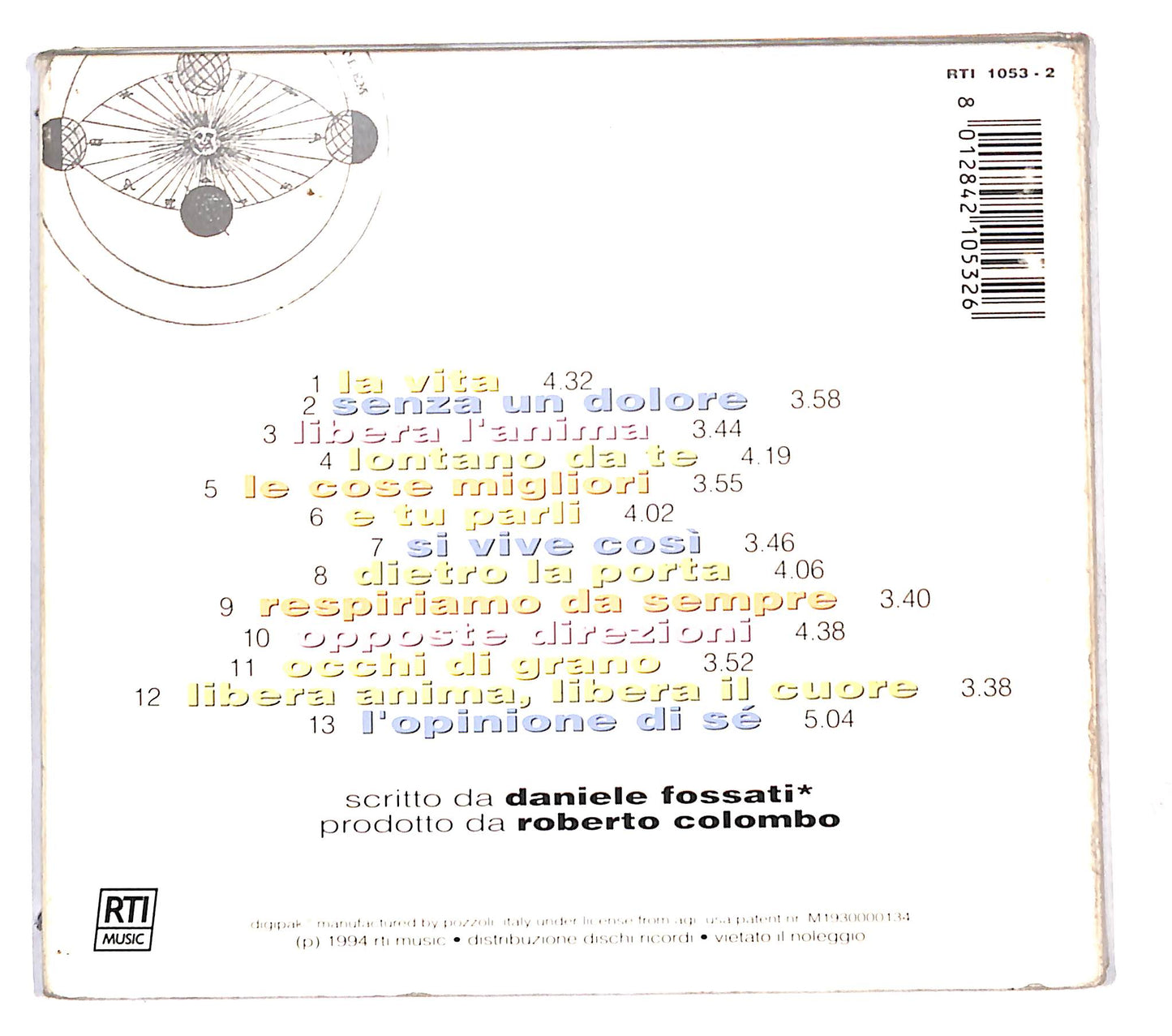 EBOND Daniele Fossati - Daniele Fossati DIGIPACK CD CB118459