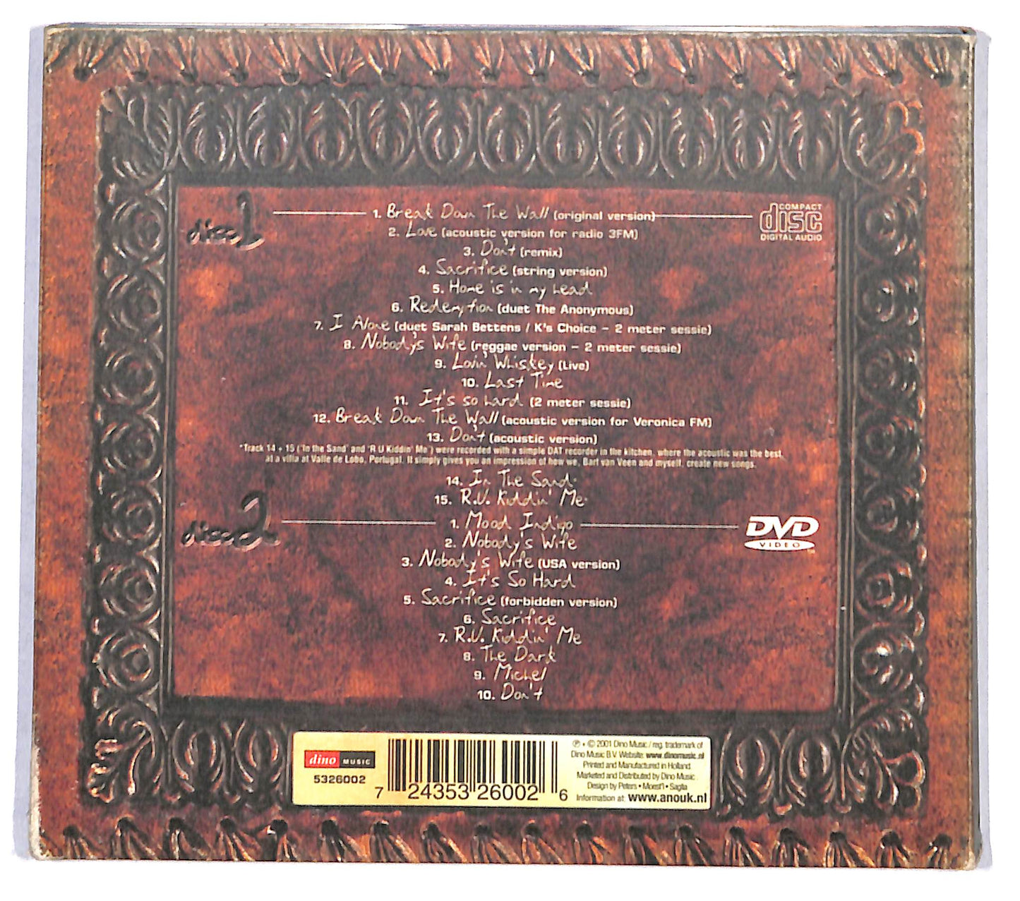 EBOND Anouk - Lost Tracks + DVD DIGIPACK CD CB118603