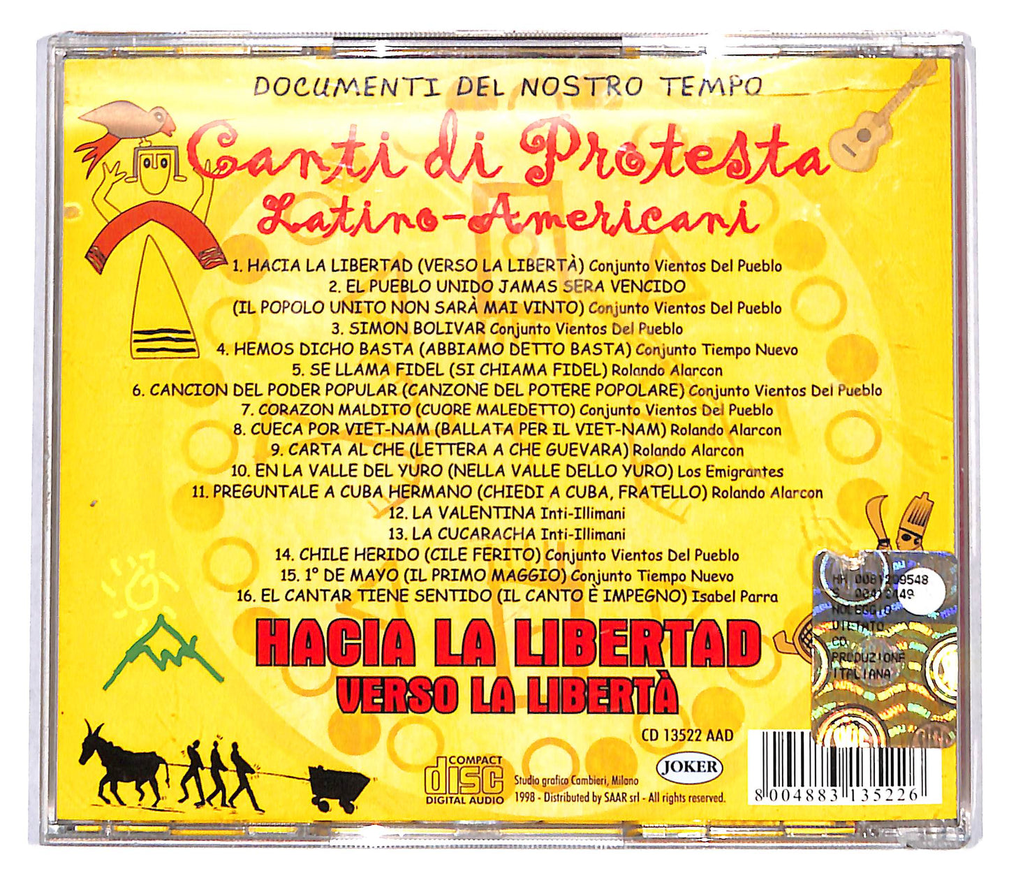 EBOND Various - Canti Di Protesta Latino-Americani CD CB118606