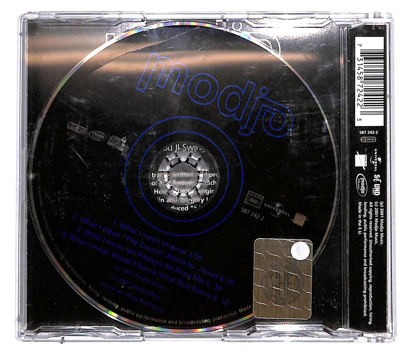 EBOND Modjo - What I Mean CD CB118610