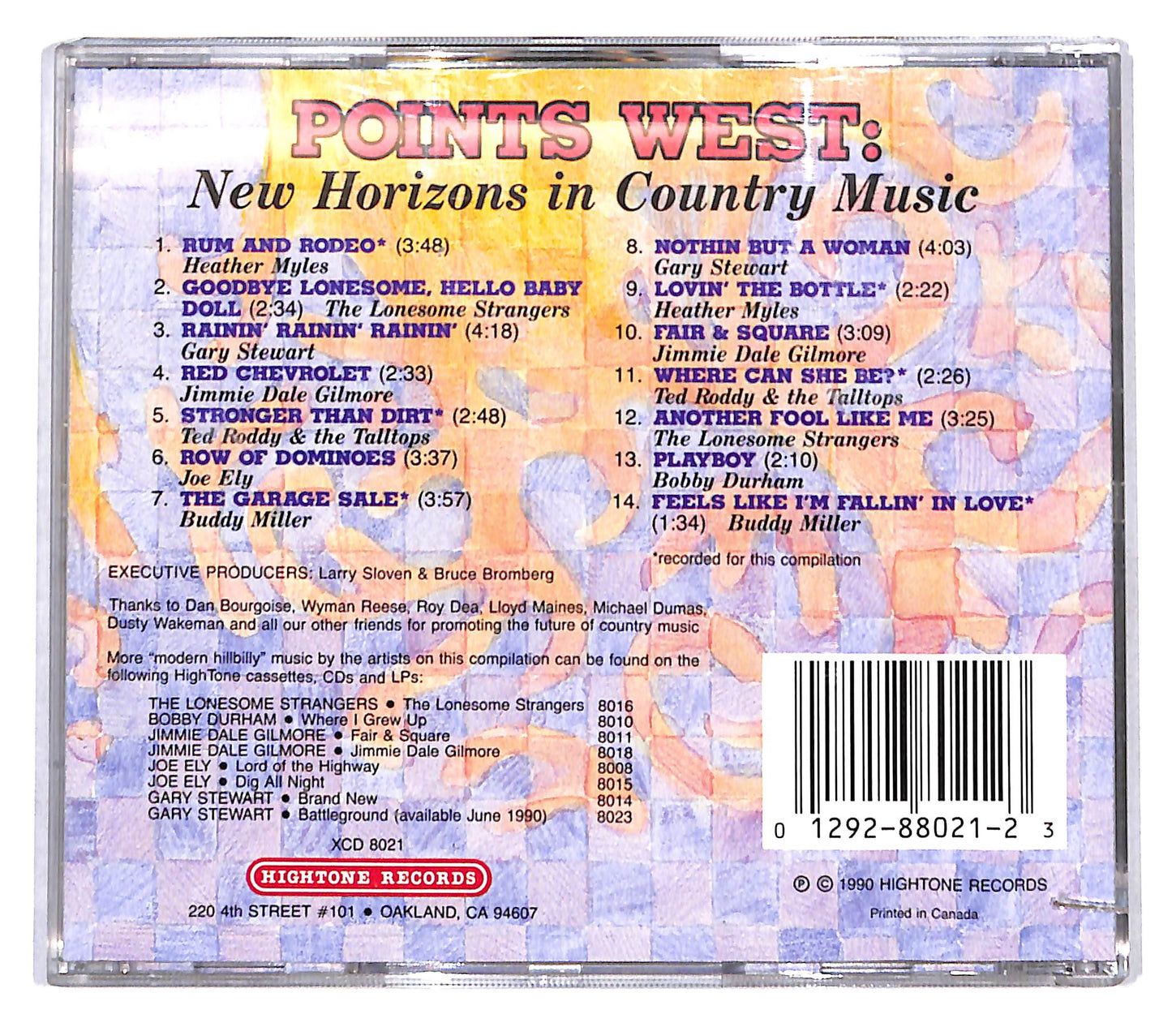 EBOND Various - Points West: New Horizons in Country Music CD CB118625