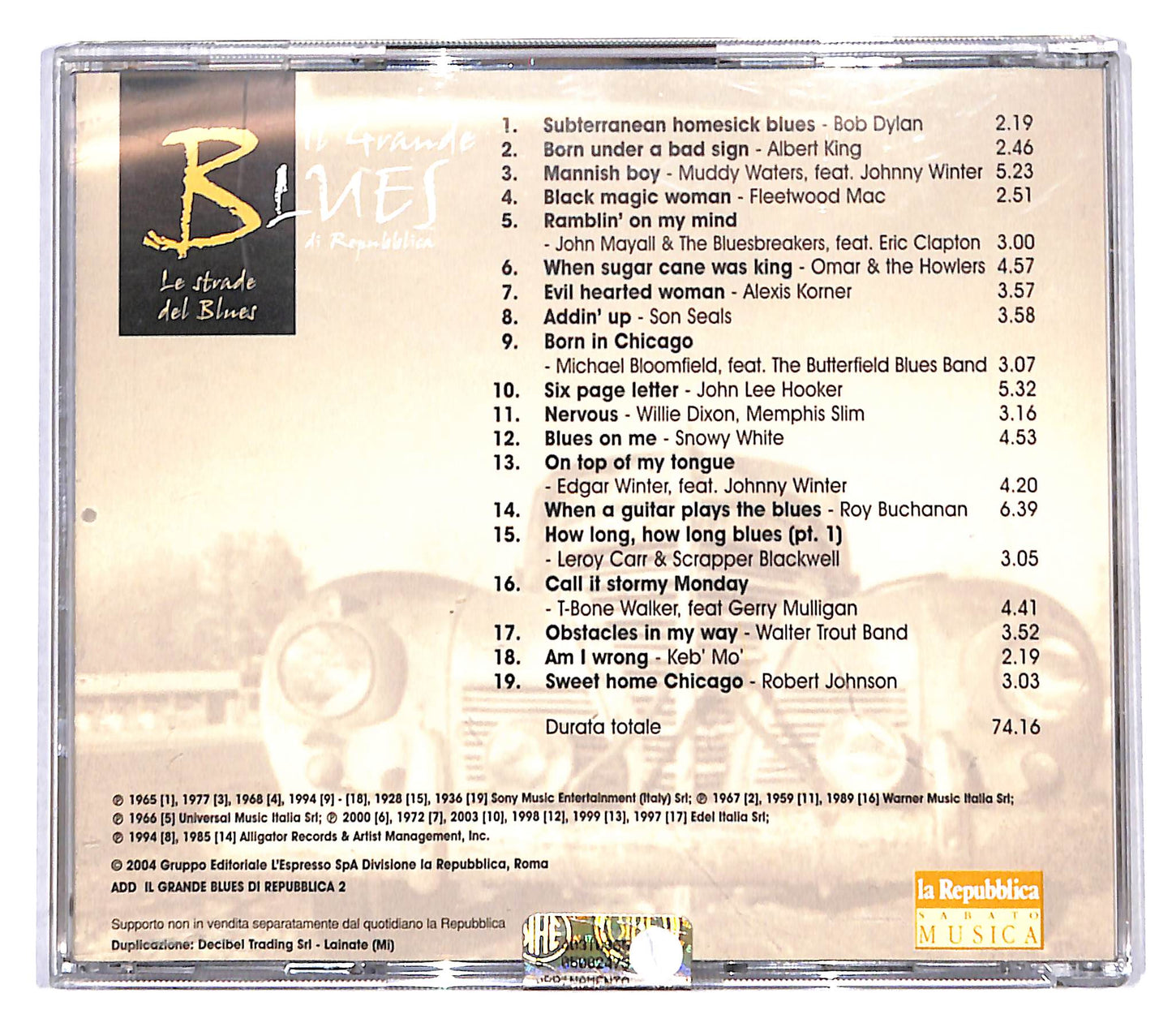 EBOND Various - Le Strade Del Blues CD CB118629