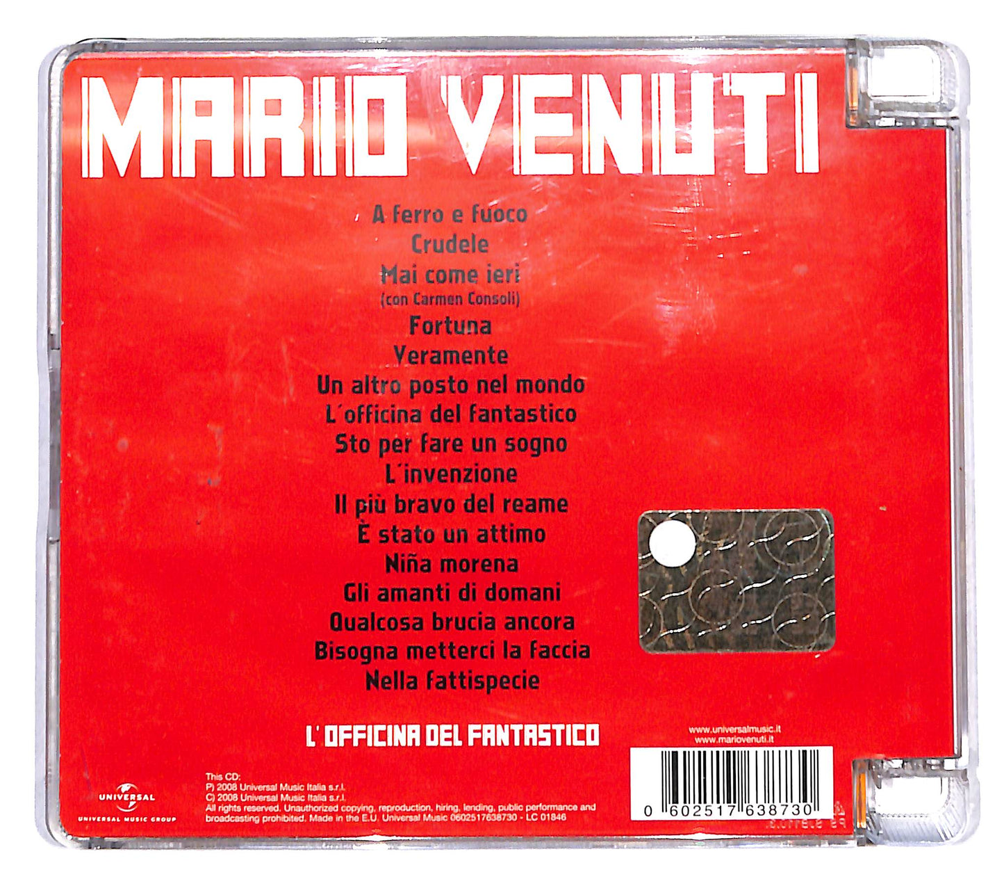 EBOND Mario Venuti - L'Officina Del Fantastico SJB CD CB118630