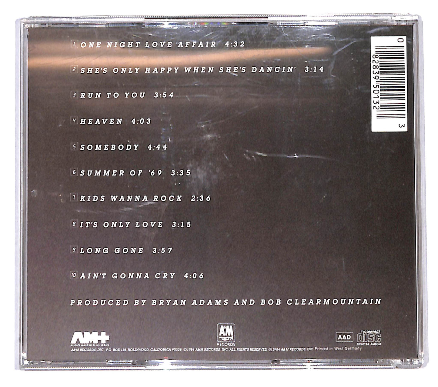 EBOND Bryan Adams - Reckless CD CB118644