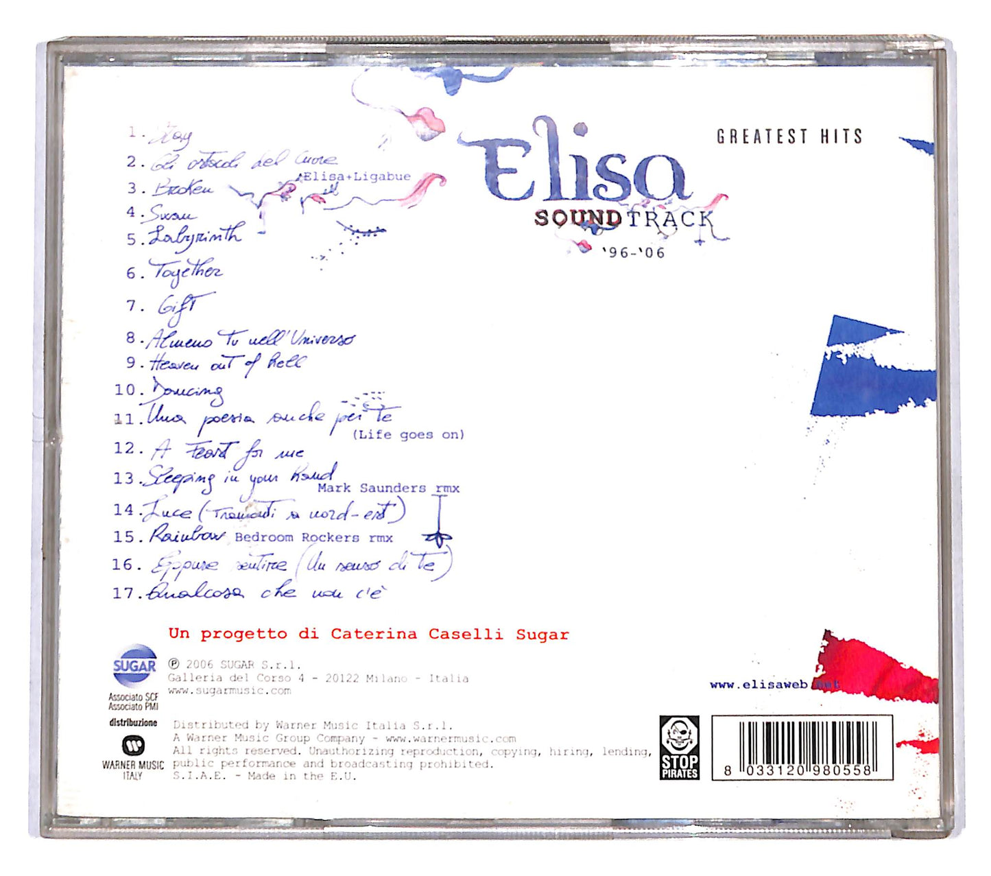 EBOND Elisa - Soundtrack '96 - '06 Greatest Hits CD CB118649