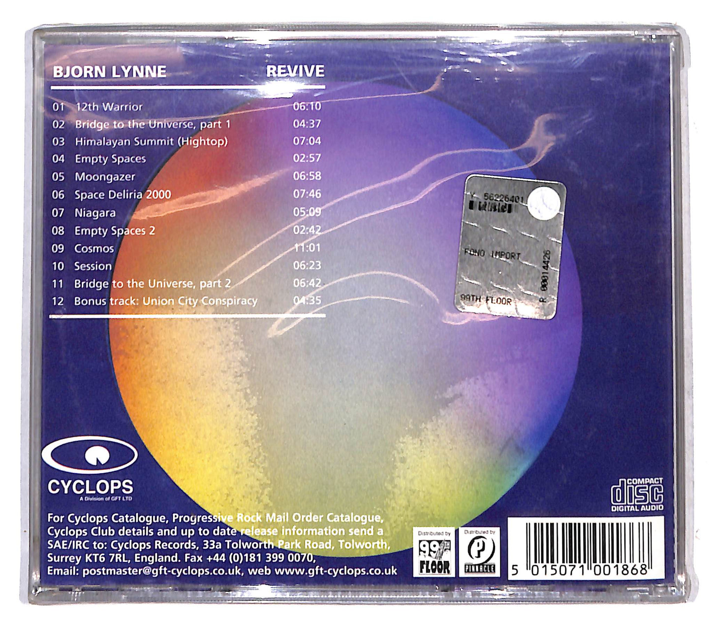 EBOND Bjorn Lynne - Revive CD CB118802