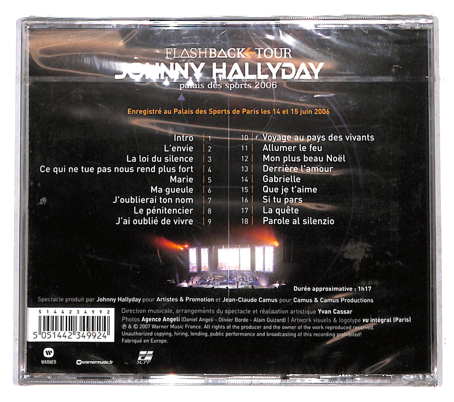 EBOND Johnny Hallyday - Flashback Tour - Palais Des Sports 2006 CD CB118804