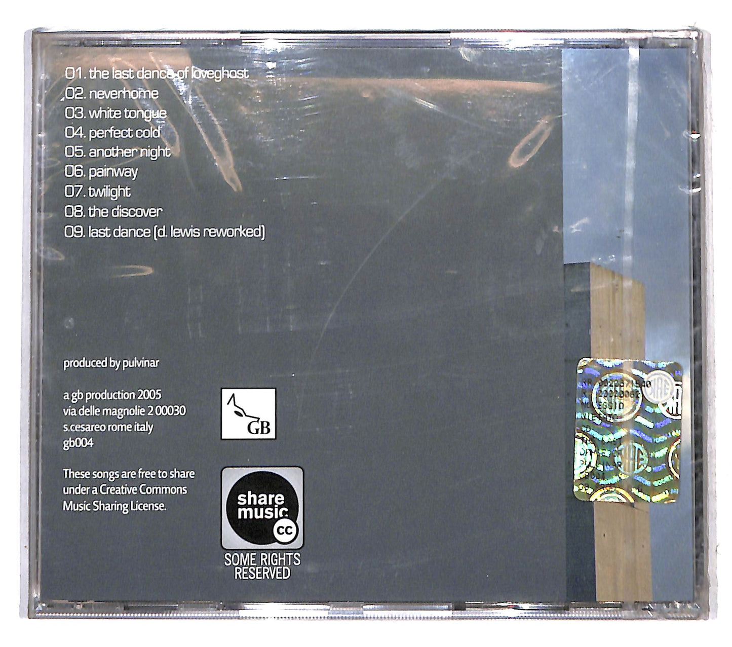 EBOND Pulvinar - The Last Dance Of Loveghost CD CB118824