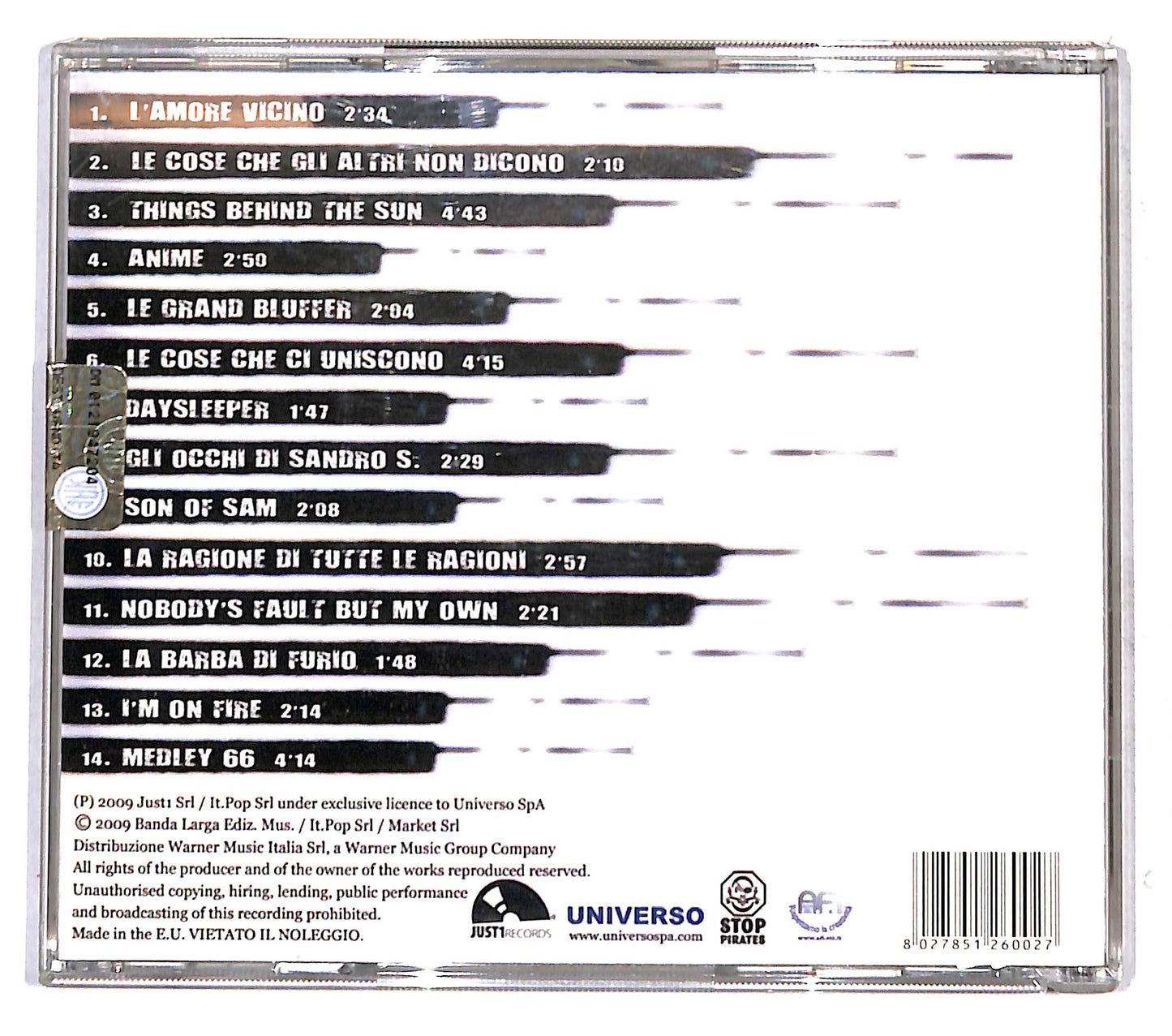 EBOND Francesco Villani - Anime CD CB118837