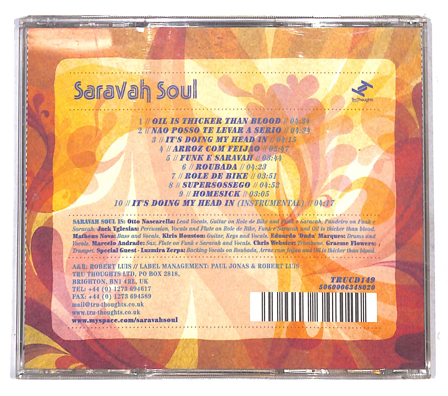 EBOND Saravah Soul - Saravah Soul CD CB118840