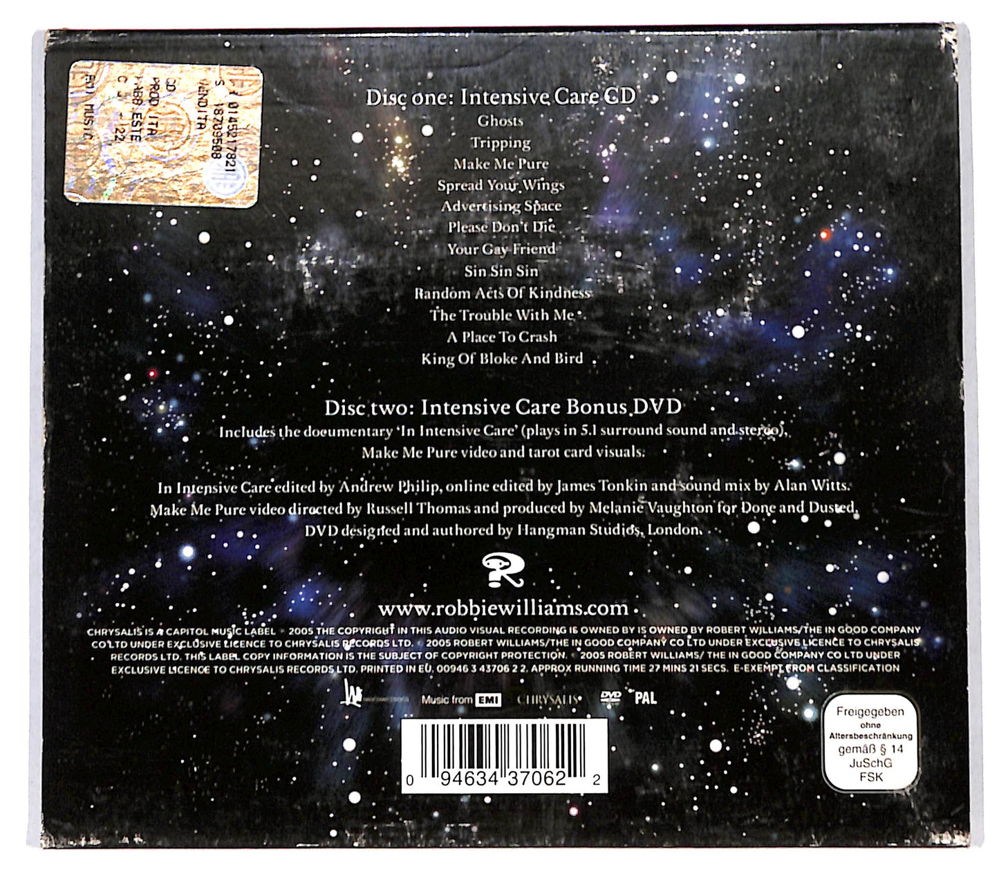EBOND Robbie Williams - Intensive Care CD CB119113