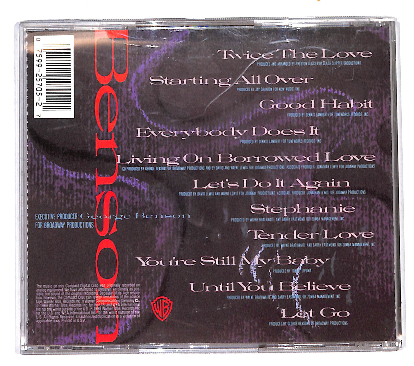EBOND George Benson - Twice The Love CD CB119119