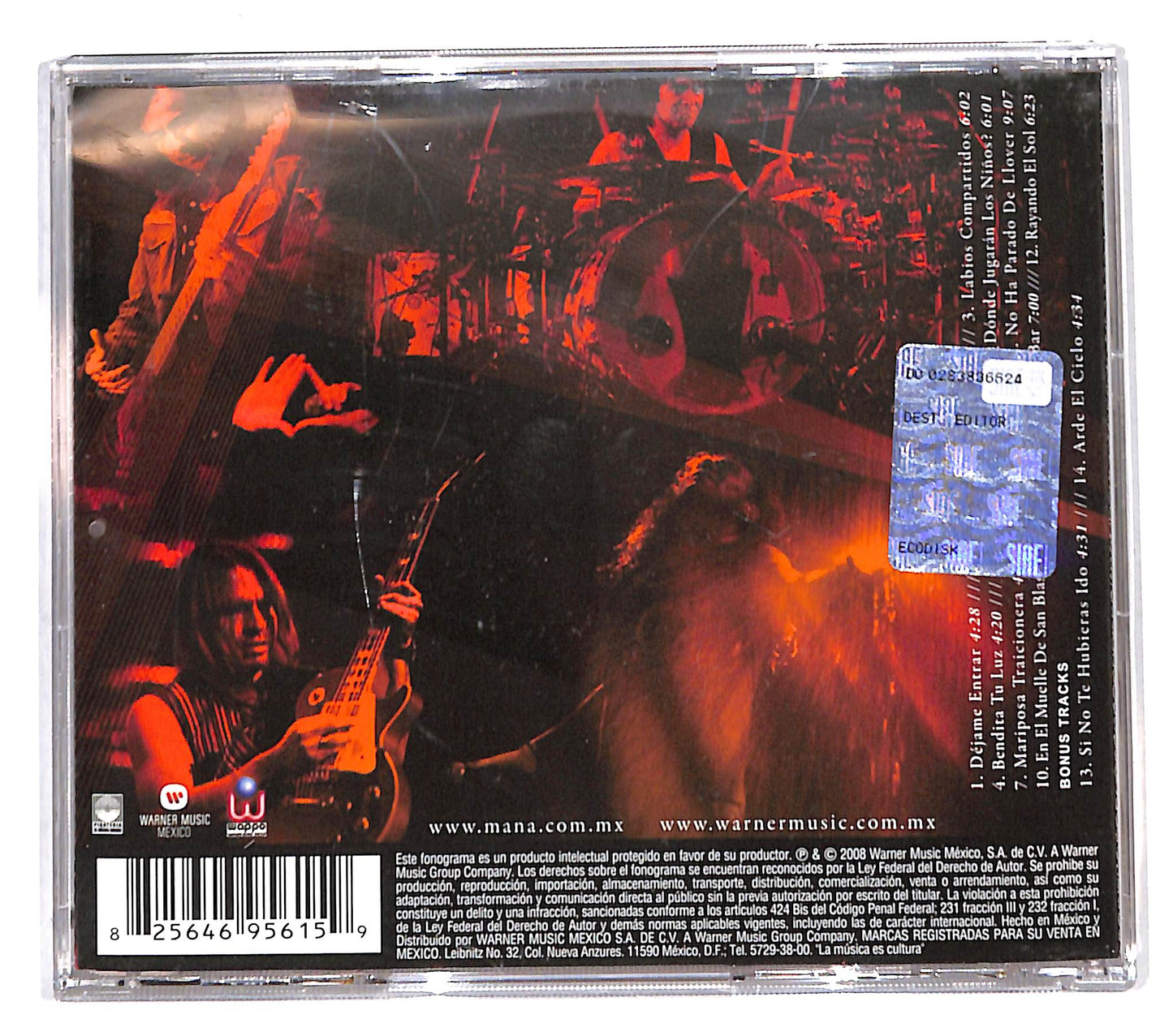 EBOND Mana - Arde El Cielo - Vivo CD CB119121