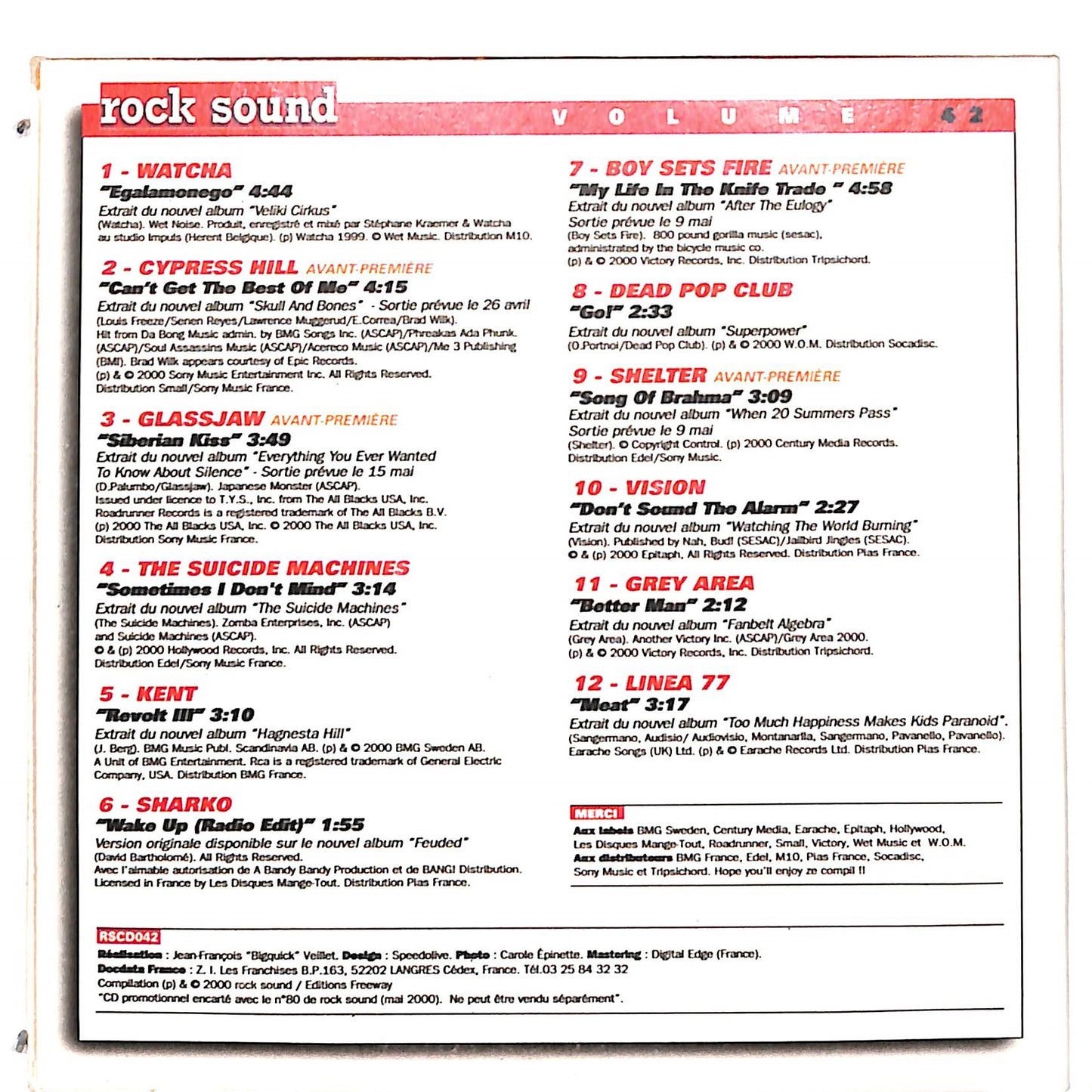 EBOND Various - Rock Sound Volume 42 CD CB119125