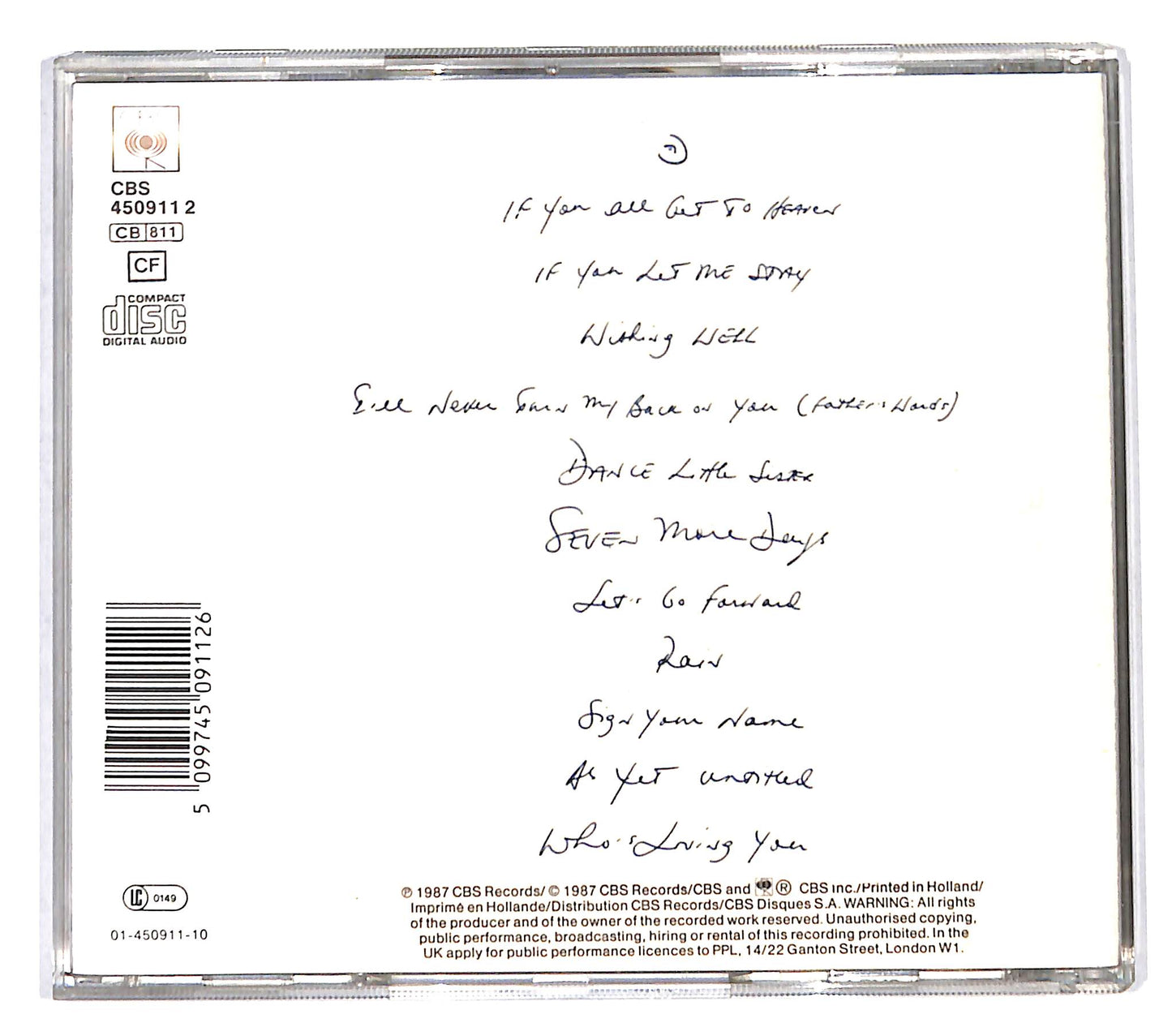 EBOND Introducing The Hardline According To Terence Trent D'Arby CD CB119140