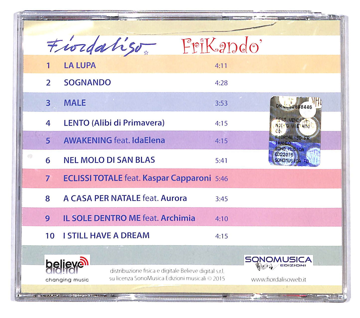 EBOND Fiordaliso - Frikando' CD CB120104