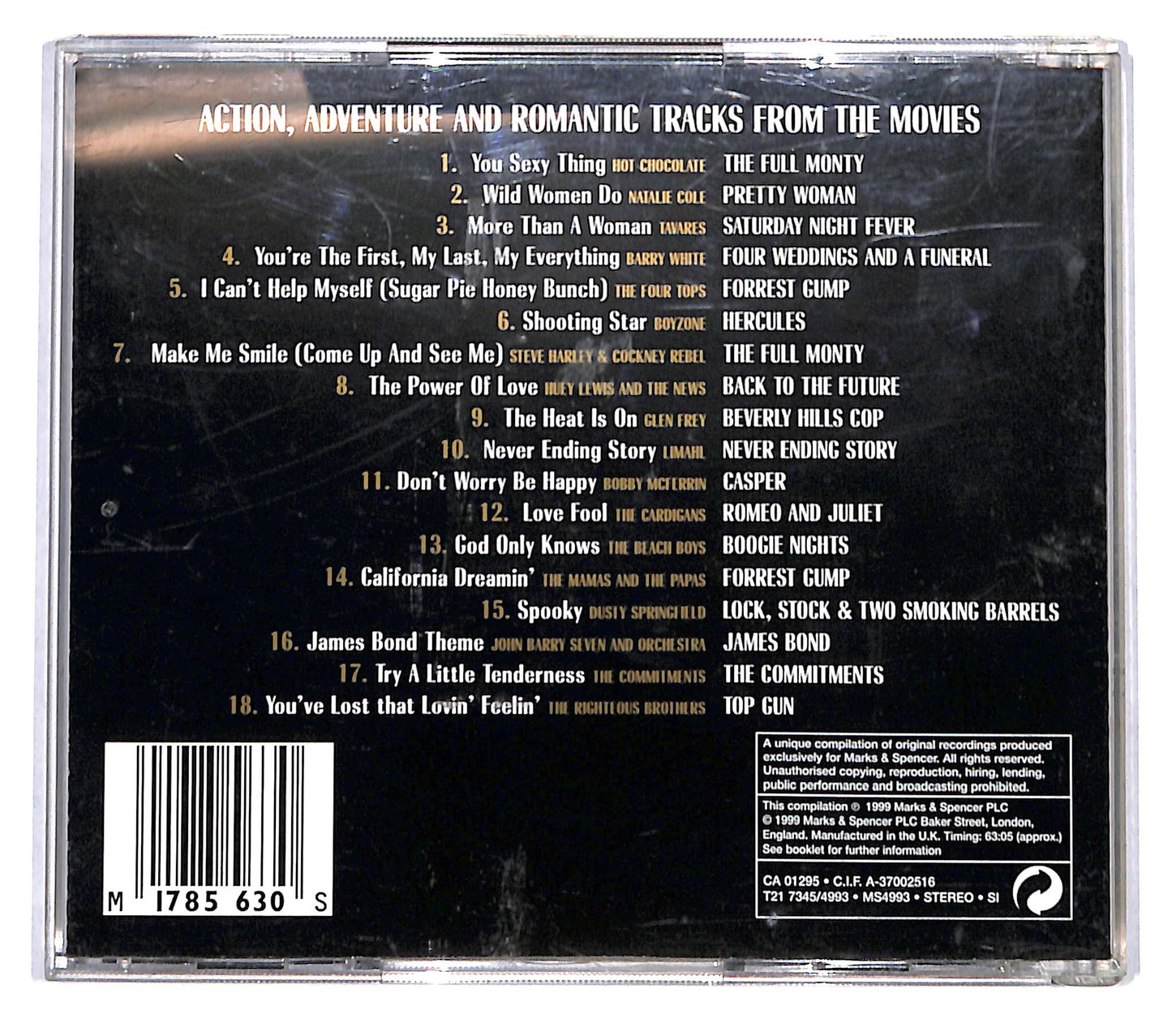 EBOND Marks & Spencer - Songs from the Movies CD CB120105