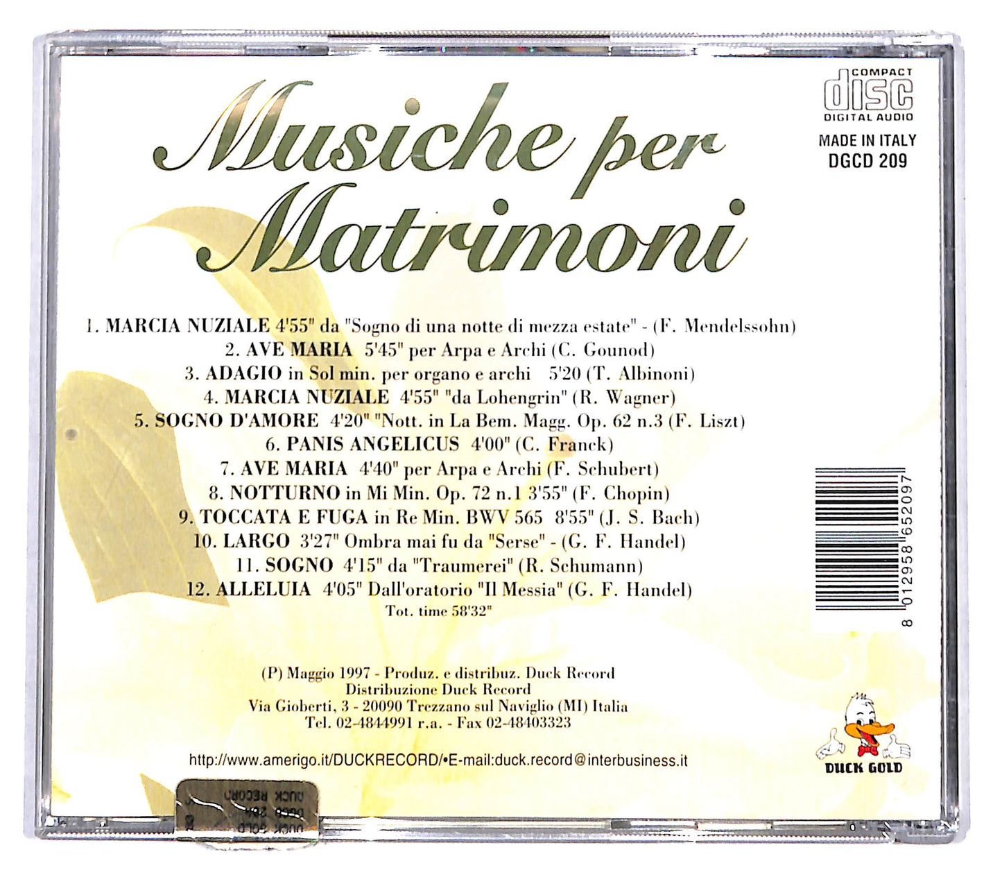 EBOND Various - Musiche Per Matrimoni CD CB120109