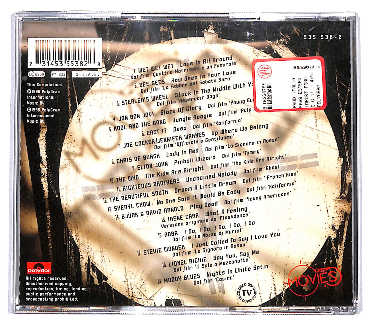 EBOND Various - Pure Movies CD CB120112