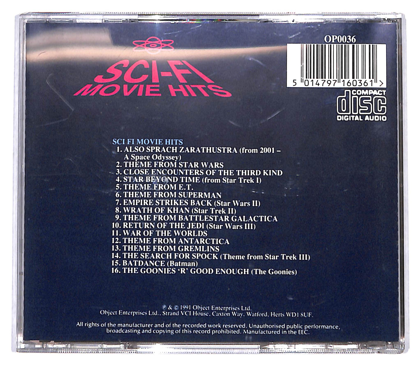 EBOND Galaxy Sound Orchestra - Sci-Fi Movie Hits CD CB120122