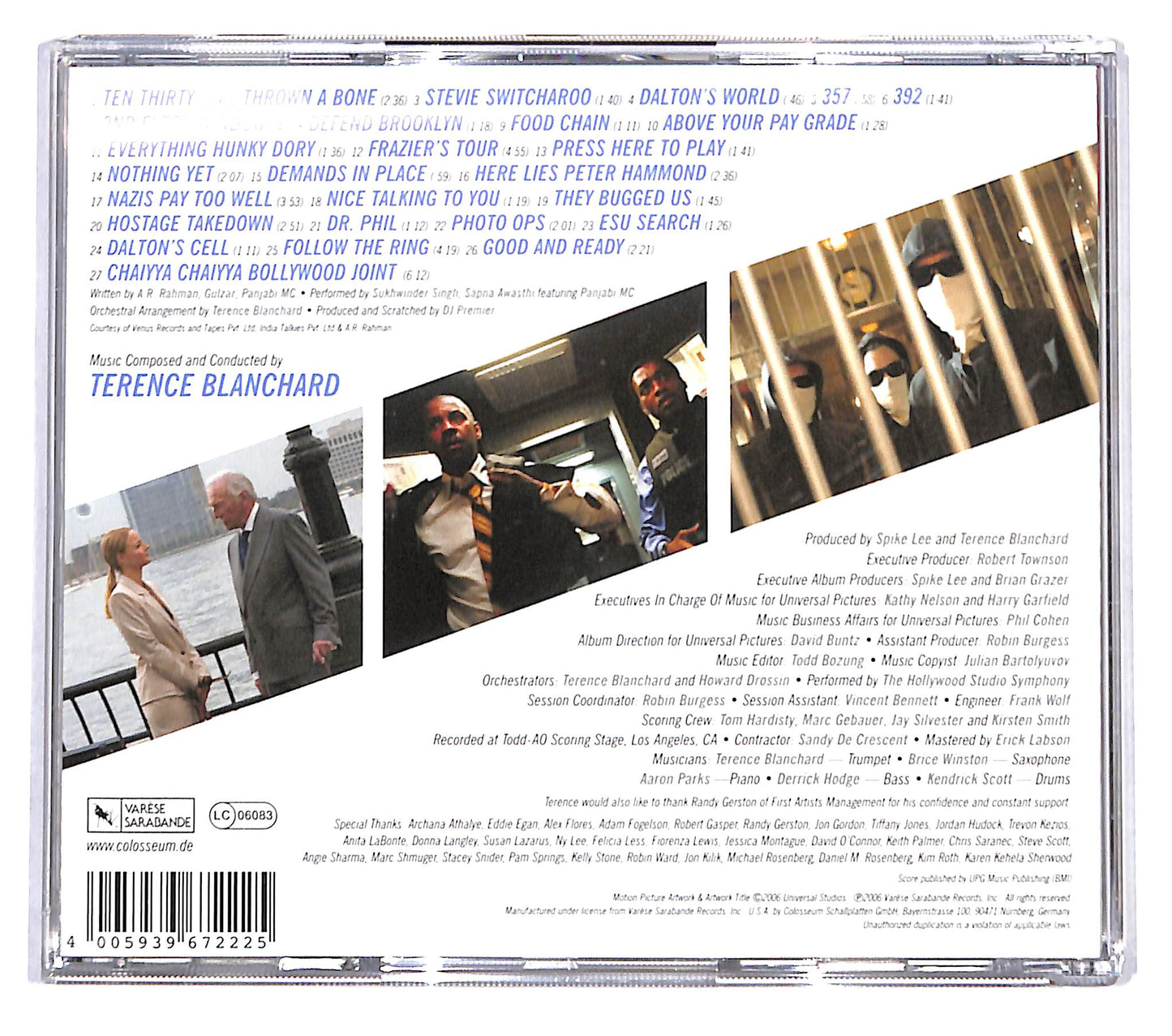 EBOND Terence Blanchard - Inside Man - Soundtrack CD CB120126