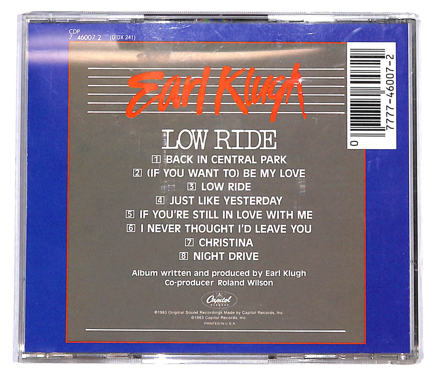 EBOND Earl Klugh - Low Ride CD CB120130