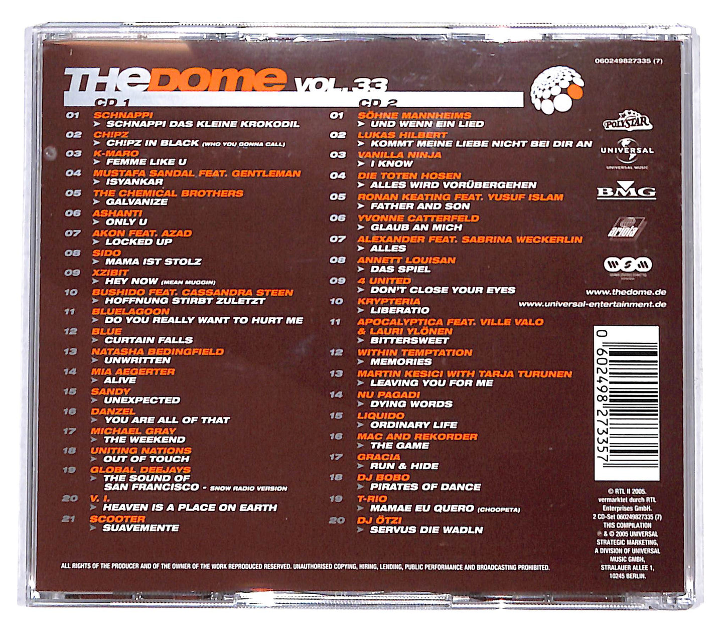 EBOND Various - The Dome Vol. 33 CD CB121518