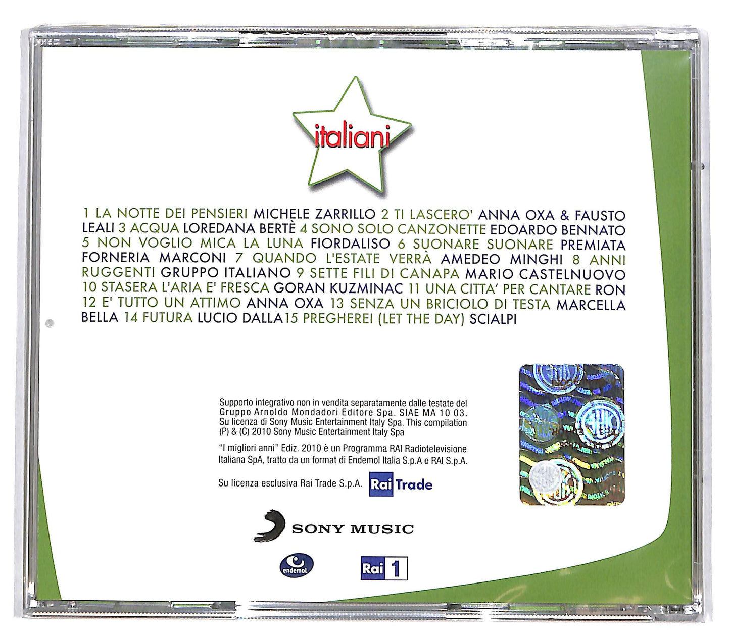 EBOND I Migliori Anni 80 Internazionali  EDITORIALE CD CD035948