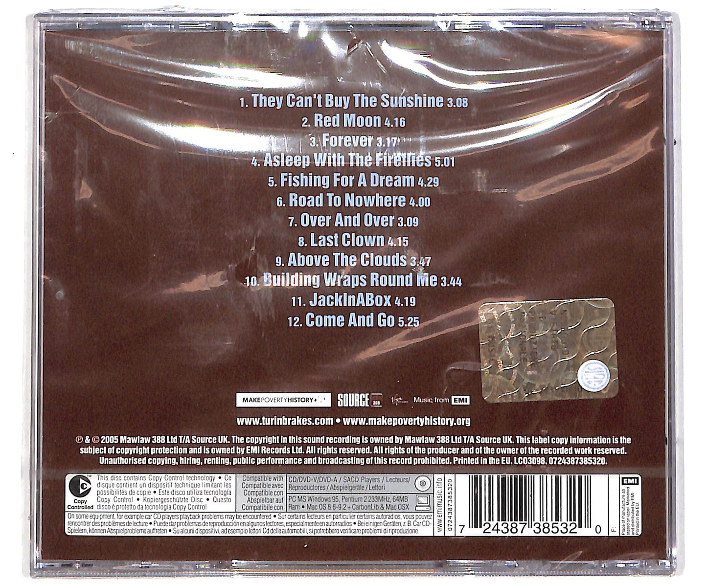 EBOND Turin Brakes - JackInABox CD CD041641