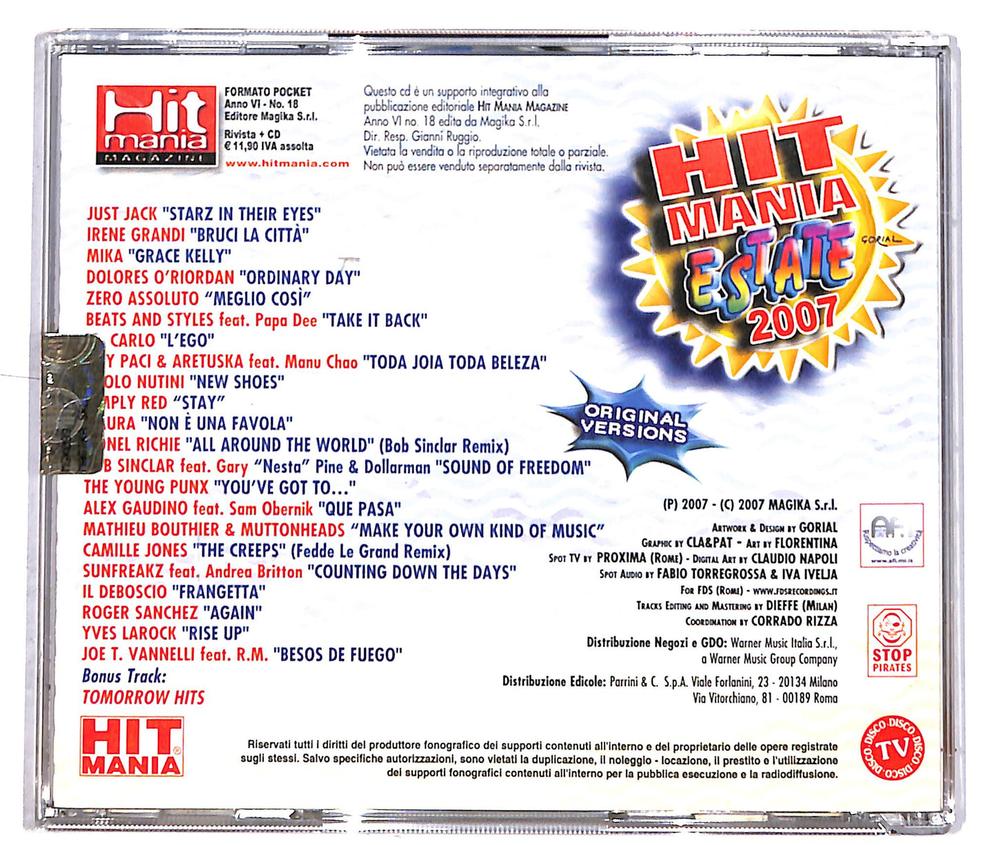 EBOND Hit Mania Estate 2007 CD CD041721