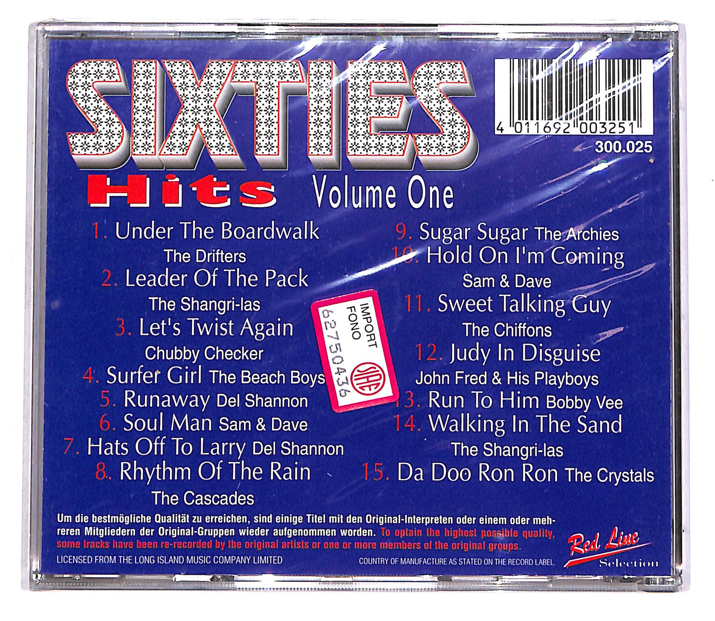 EBOND Sixties Hits Volume One CD CD043015