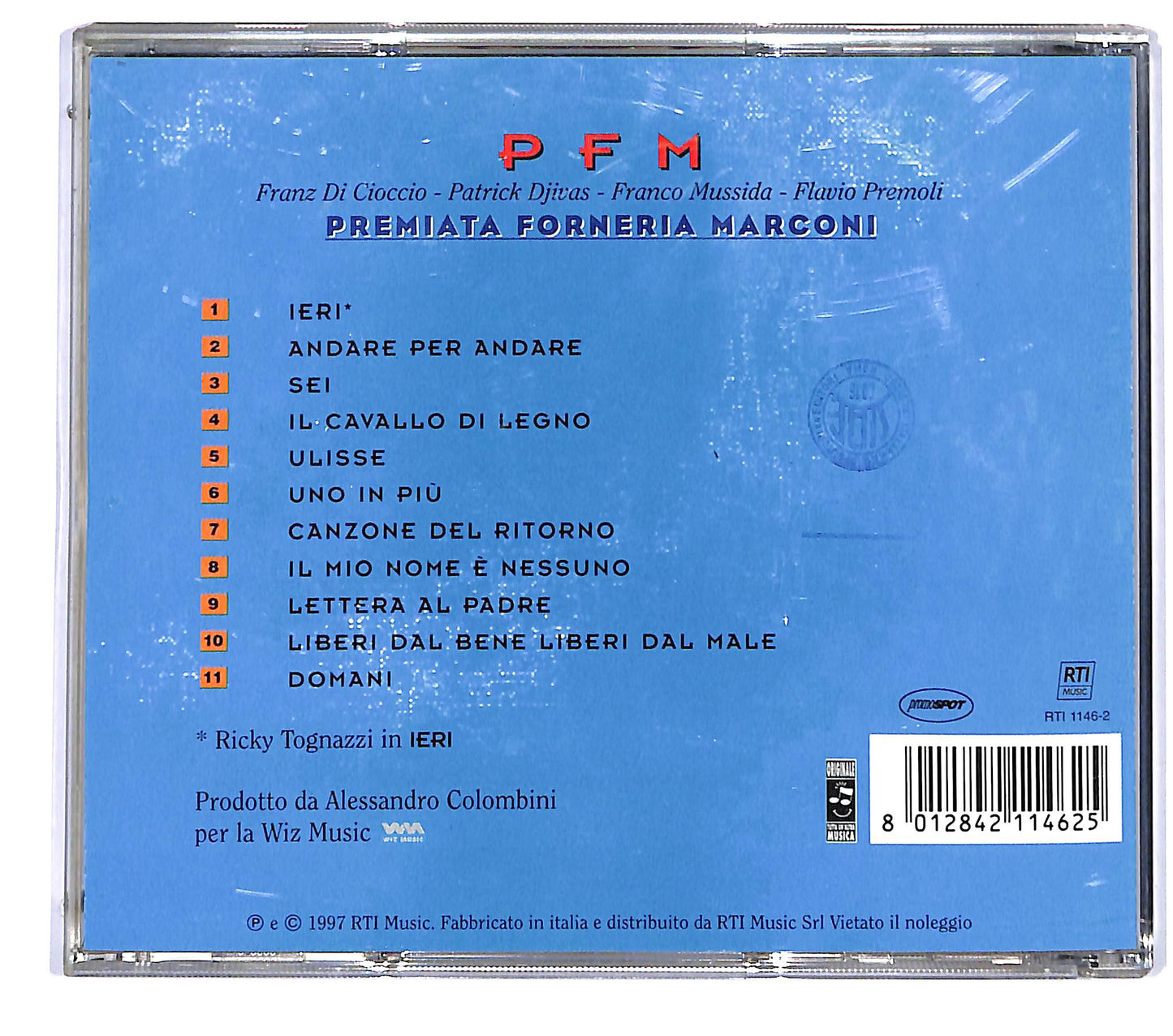 EBOND PFM , Premiata Forneria Marconi - Ulisse CD CD043207