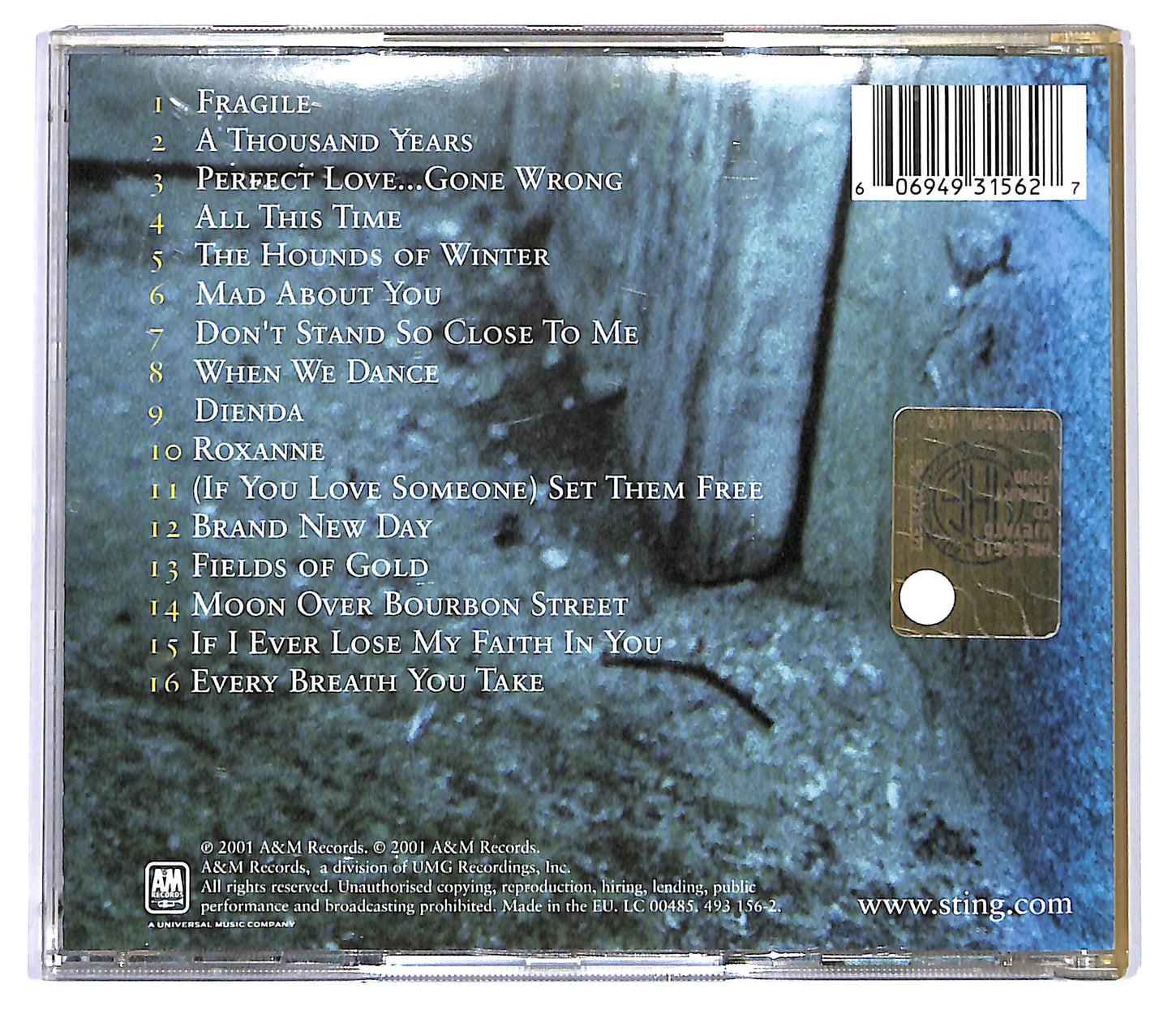 EBOND Sting - ...All This Time CD CD043228