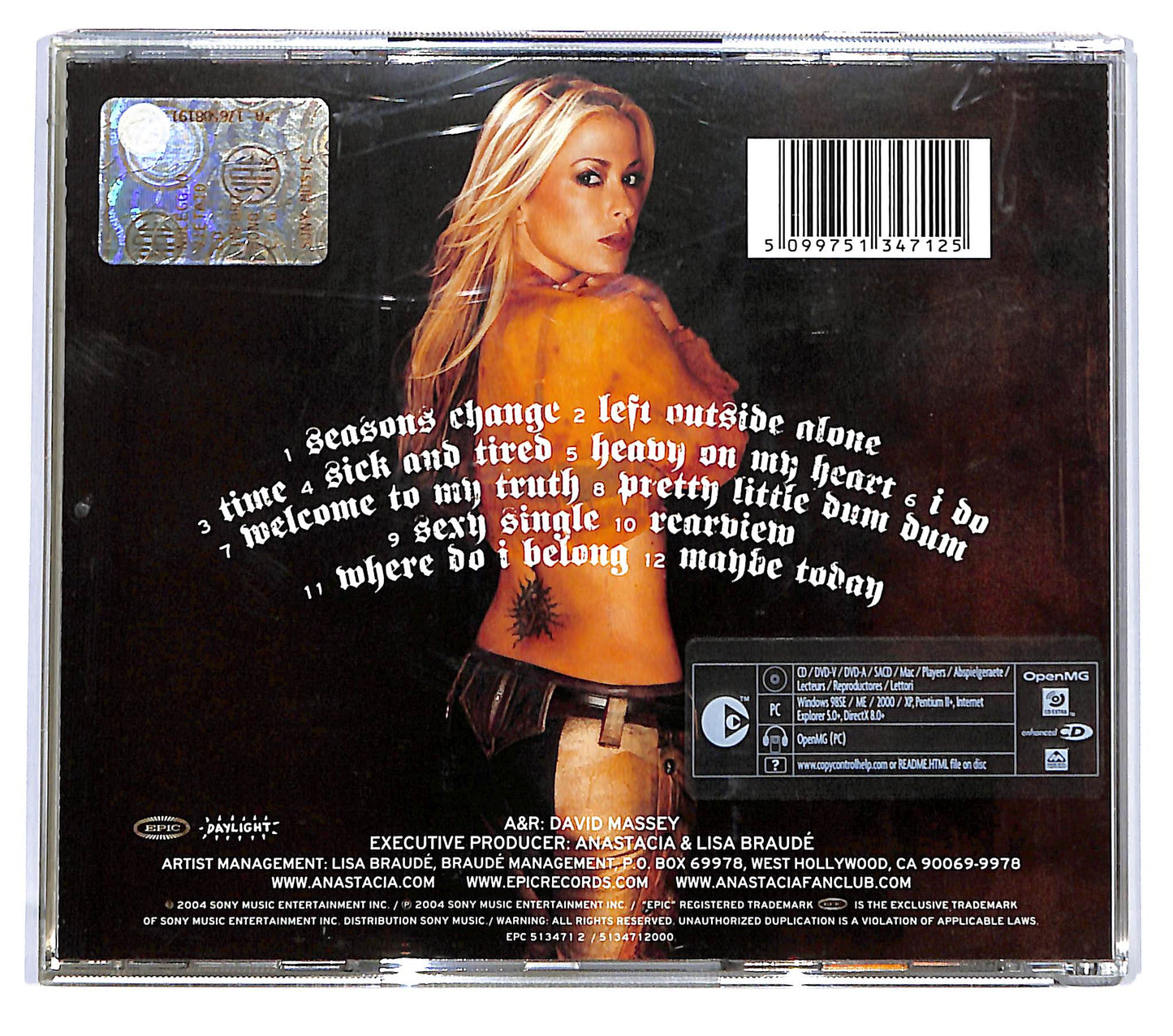 EBOND Anastacia - Anastacia CD CD043259